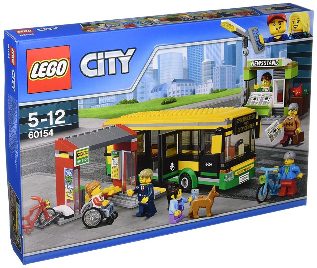 LEGO City �?? La gare routi?�re �?? Le shop by pop-up urbain